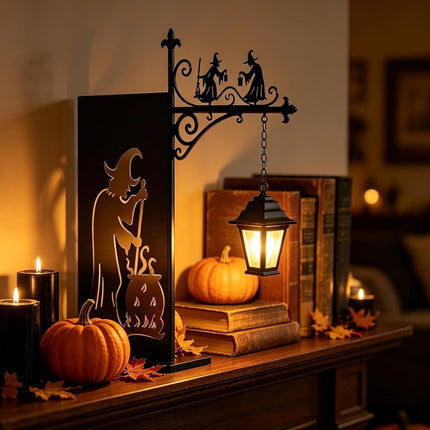 Uglysweatershops Halloween Ghost Bookshelf Lantern