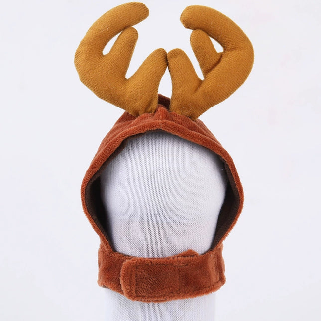 Uglysweatershops Christmas Pet Reindeer Antler Hat