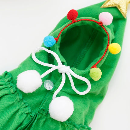 Uglysweatershops Christmas Pet Cape Cat Small Dog Xmas Costume