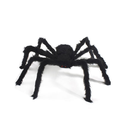 Uglysweatershops Halloween Plush Fake Spider Prop 30-200cm Haunted House Decoration