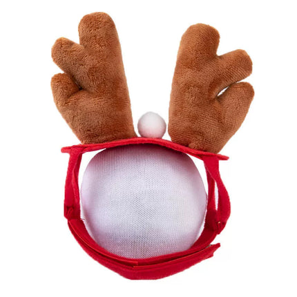 Uglysweatershops 2 Pack Pet Reindeer Headband