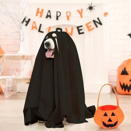 Uglysweatershops HalloweenGhost Suit Dog cosplay