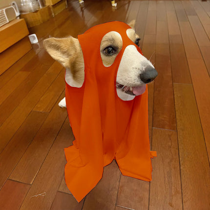 Uglysweatershops HalloweenGhost Suit Dog cosplay