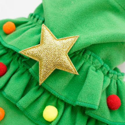 Uglysweatershops Christmas Pet Cape Cat Small Dog Xmas Costume