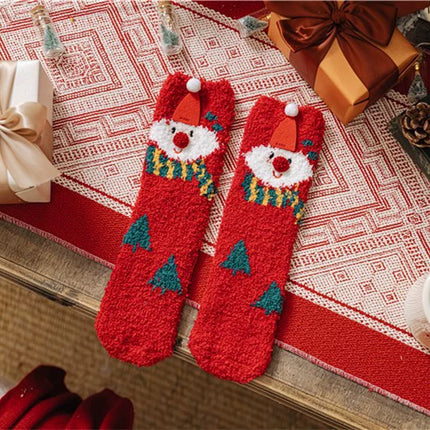 Uglysweatershops Women Christmas Funny Clown Socks