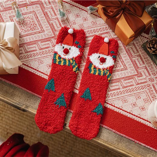 Uglysweatershops Women Christmas Funny Clown Socks