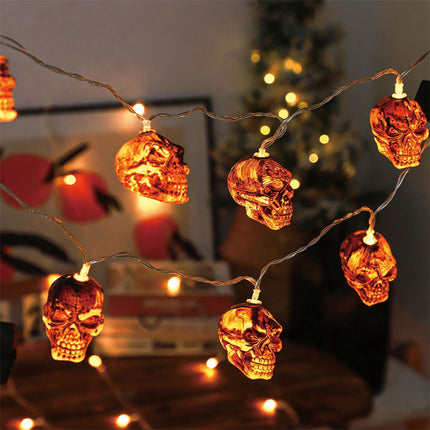 Uglysweatershops Halloween Strange Ghost Elf Decorative String Lights