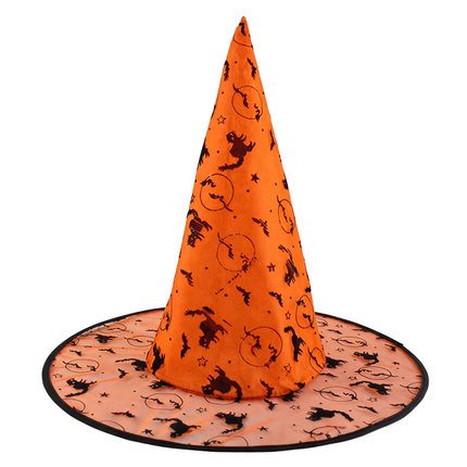 Uglysweatershops Halloween Hot Stamping Exquisite Colorful Wizard Hat