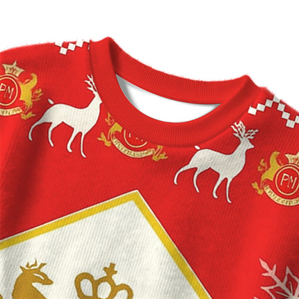 Uglysweatershops Vintage Cig Christmas Ugly Sweater