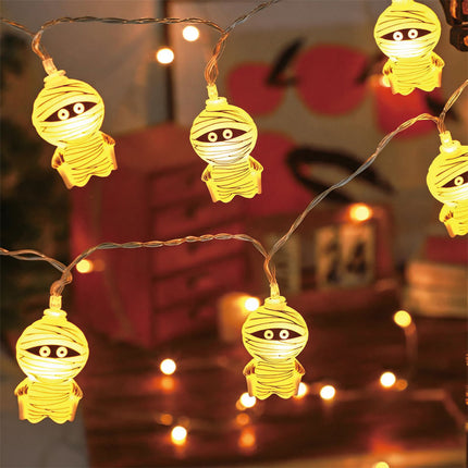 Uglysweatershops Halloween Strange Ghost Elf Decorative String Lights