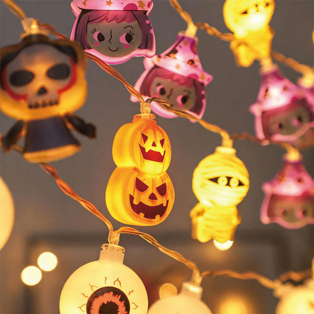 Uglysweatershops Halloween Strange Ghost Elf Decorative String Lights