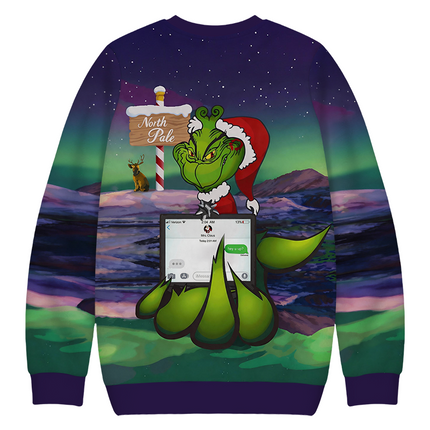 Uglysweatershops Savage Funny Christmas Ugly Sweatshirt