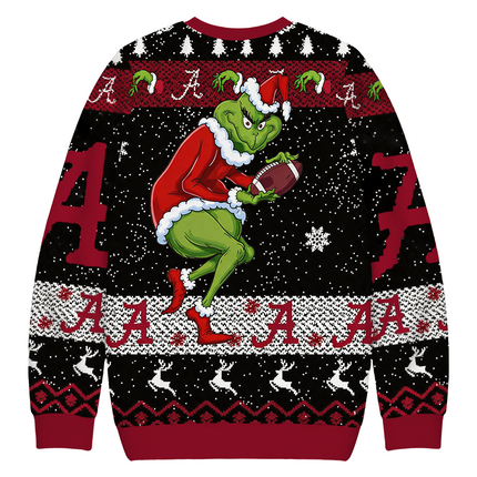 Uglysweatershops Stole Footbal Christmas Ugly Sweatshirt