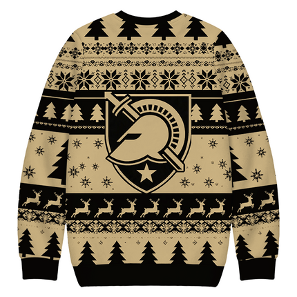 Uglysweatershops Black Knights Christmas Ugly Sweatshirt