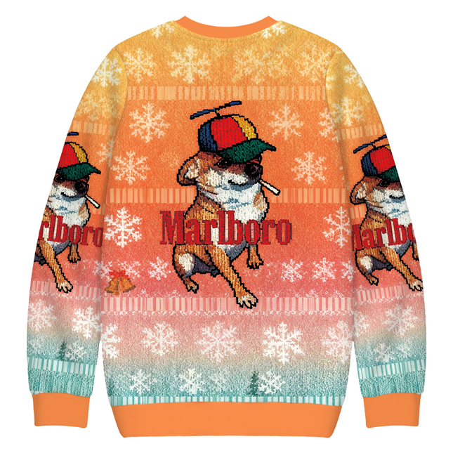 Uglysweatershops Dog Meme Christmas Ugly Sweatshirt
