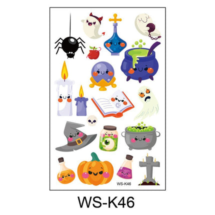 Uglysweatershops Random 10-piece Children's Cartoon Glowing Tattoo Stickers