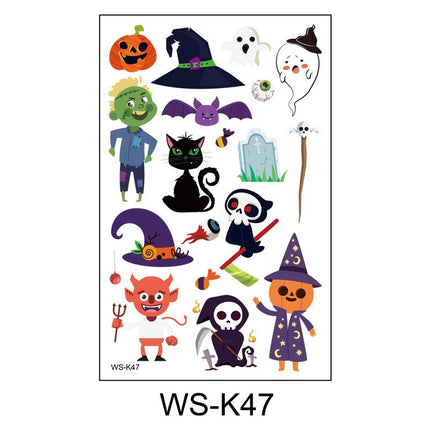 Uglysweatershops Random 10-piece Children's Cartoon Glowing Tattoo Stickers