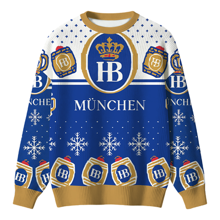 Uglysweatershops HB Vintage Christmas Ugly Sweater
