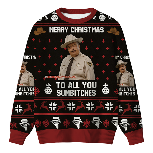 Uglysweatershops Happy To All You Christmas Ugly Sweater