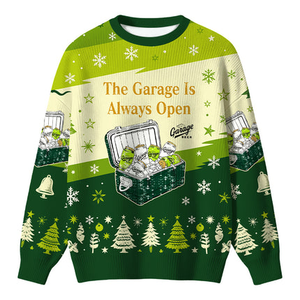 Uglysweatershops Vintage Cooler Box Christmas Ugly Sweater