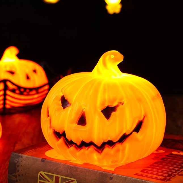 Uglysweatershops 3-Piece Halloween Decorations Pumpkin Lanterns