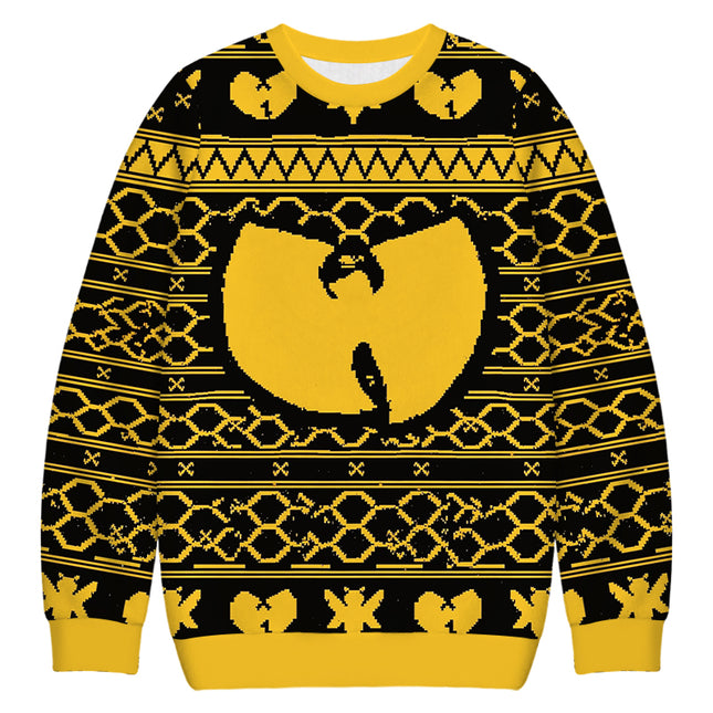 Uglysweatershops Killer Bees Christmas Ugly Sweatshirt