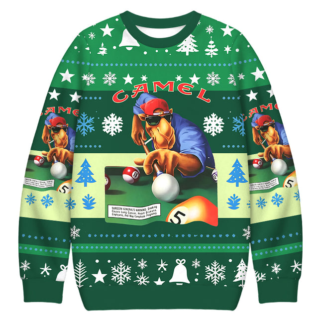 Uglysweatershops Vintage Joe Christmas Ugly Sweatshirt