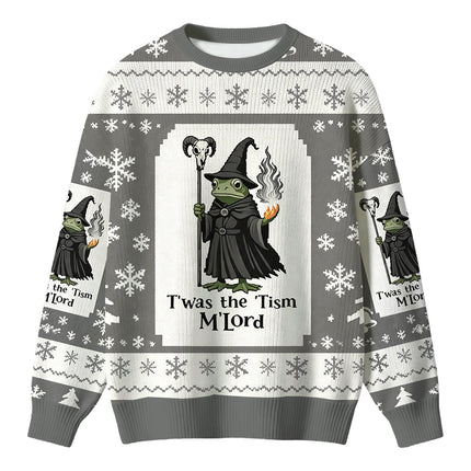 Uglysweatershops Witch Frog Christmas Ugly Sweater