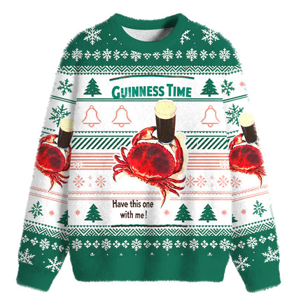 Uglysweatershops Have This One with Me Fuzzy Christmas Ugly Sweatshirt