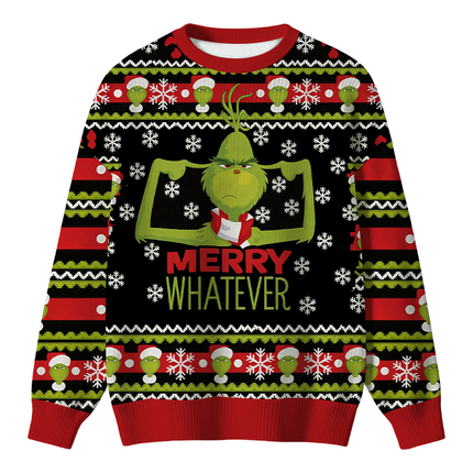 Uglysweatershops Merry Whatever Christmas Ugly Sweater