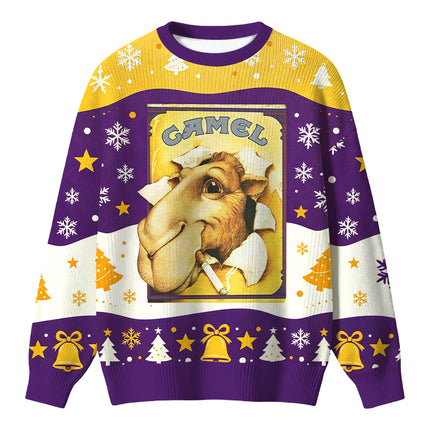 Uglysweatershops Heather Gray Joe Christmas Ugly Sweater