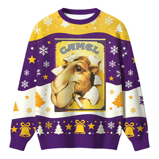 Uglysweatershops Heather Gray Joe Christmas Ugly Sweater