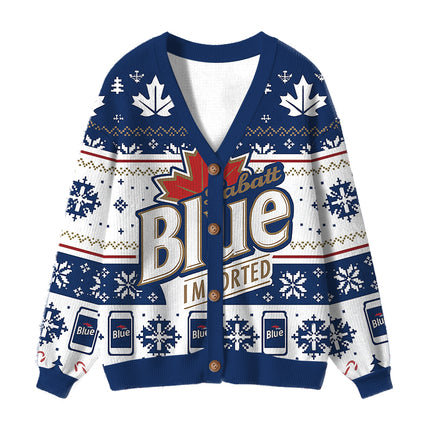 Uglysweatershops Extra Vintage Ugly Cardigan Sweater
