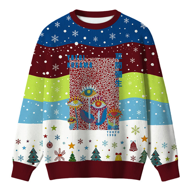 Uglysweatershops Dotted Eyes Christmas Ugly Sweater
