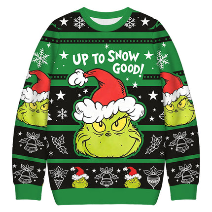 Uglysweatershops Up To Snow Good Christmas Ugly Sweatshirt