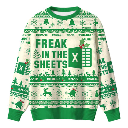 Uglysweatershops This Calls for a Spreadsheet Christmas Ugly Sweater