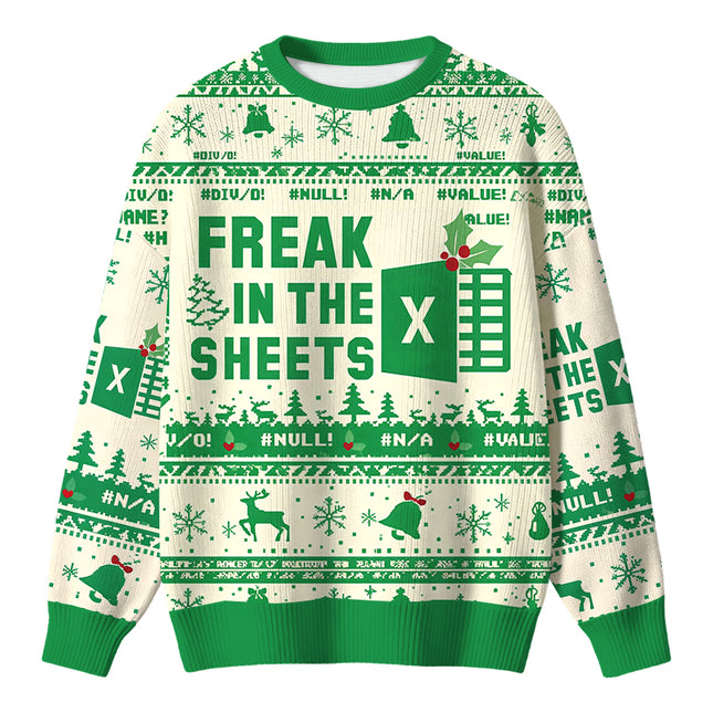Uglysweatershops This Calls for a Spreadsheet Christmas Ugly Sweater