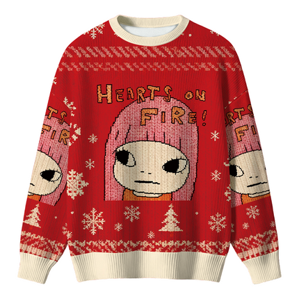 Uglysweatershops Heaters on Fire Christmas Ugly Sweater