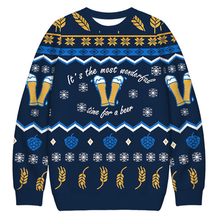 Uglysweatershops It's the Most Wonderful Time Christmas Ugly Sweatshirt