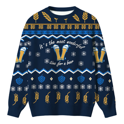 Uglysweatershops It's the Most Wonderful Time Christmas Ugly Sweater