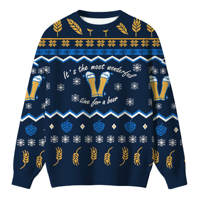 Uglysweatershops It's the Most Wonderful Time Christmas Ugly Sweater