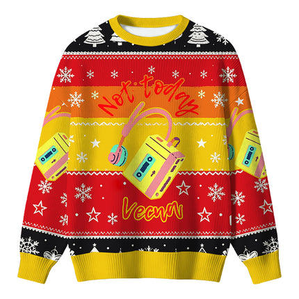 Uglysweatershops Not Today Christmas Ugly Sweater