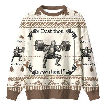 Uglysweatershops Dost Thou Even Hoist Christmas Ugly Sweater