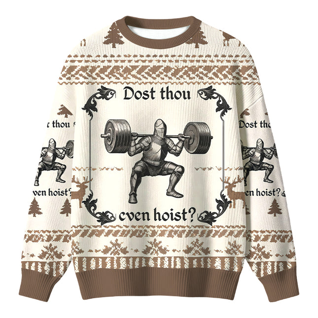 Uglysweatershops Dost Thou Even Hoist Christmas Ugly Sweater