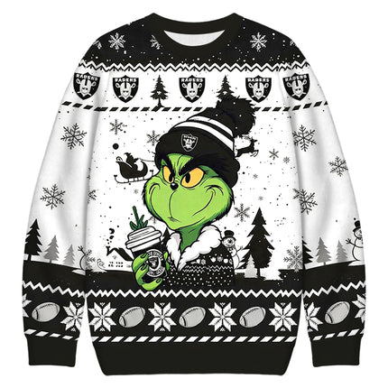 Uglysweatershops Holding Coffee Christmas Ugly Sweatshirt