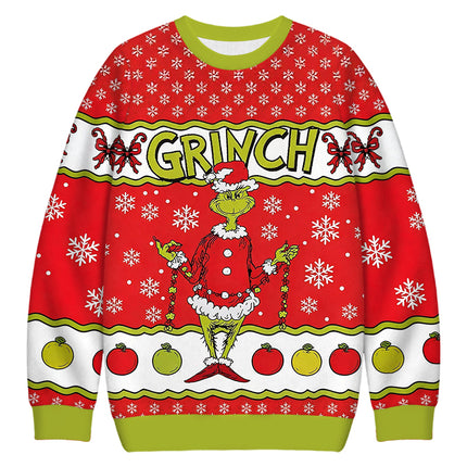 Uglysweatershops Dr Seuss Christmas Ugly Sweatshirt