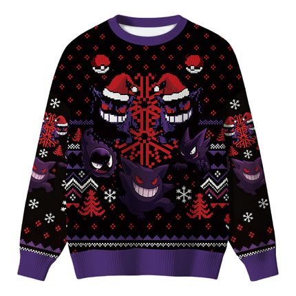Uglysweatershops Ghost Funny Christmas Ugly Sweater