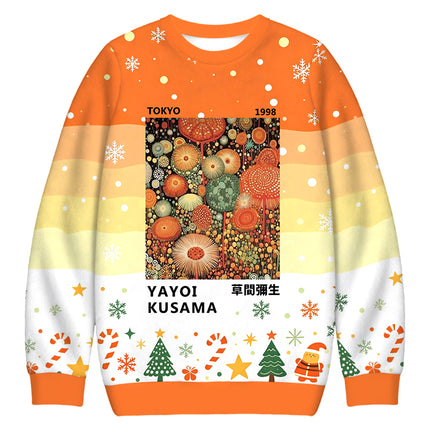Uglysweatershops Dotted Bloom Christmas Ugly Sweatshirt