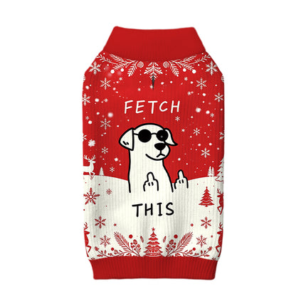 Uglysweatershops Rebellious Dog Dog & Cat Pet Sweater