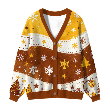 Uglysweatershops Brand Cigarettes Ugly Cardigan Sweater